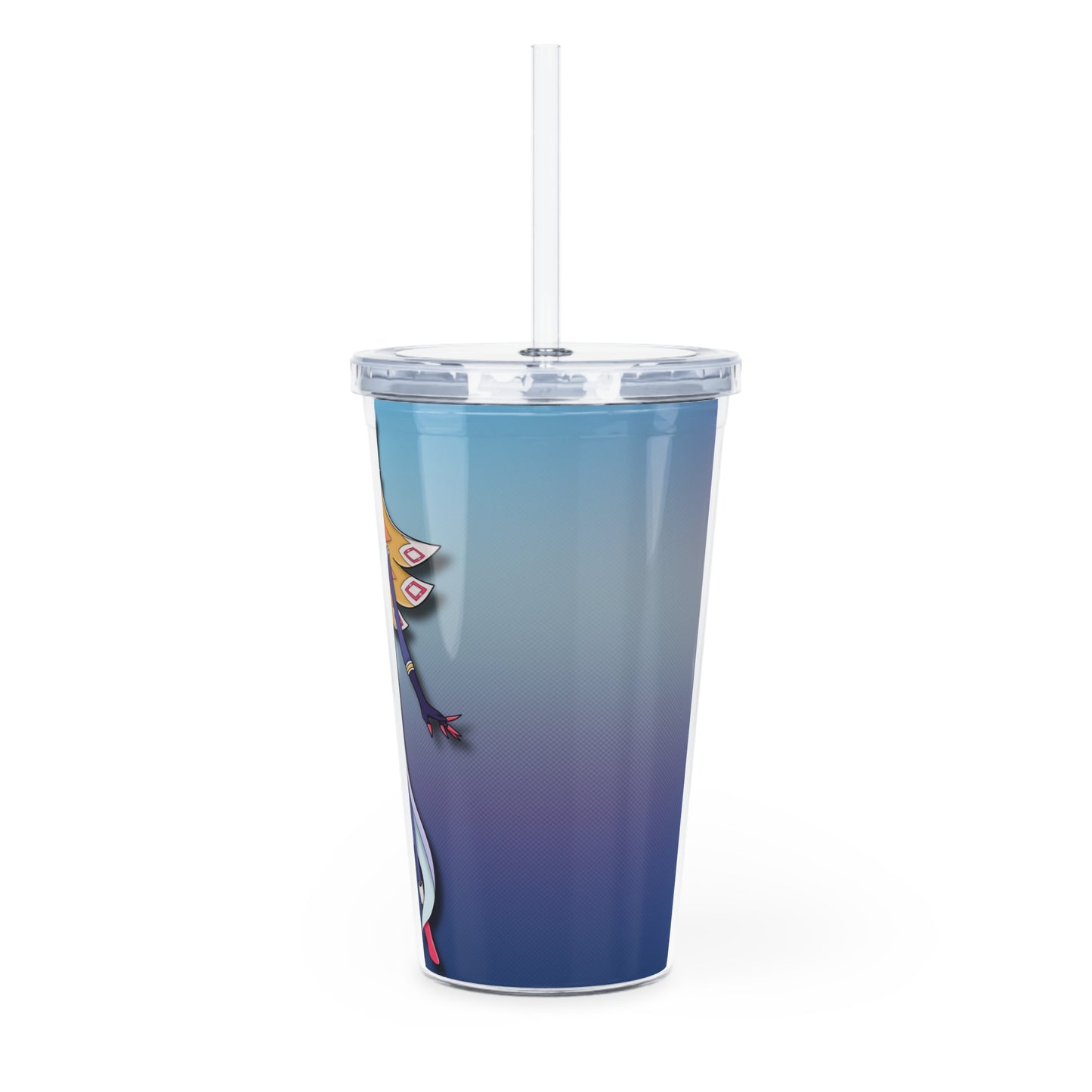 Space Warrior Sir Pentious Plastic Tumbler with Straw