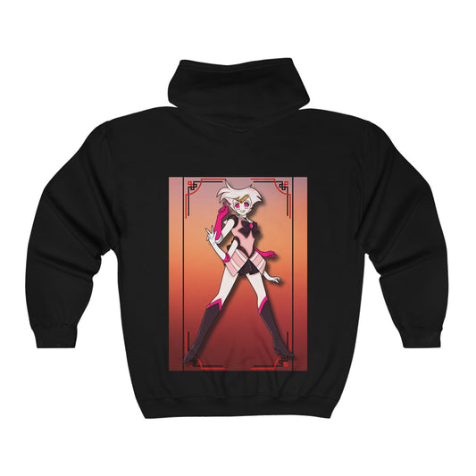 Space Warrior Angel Dust Unisex Heavy Blend™ Full Zip Hooded Sweatshirt