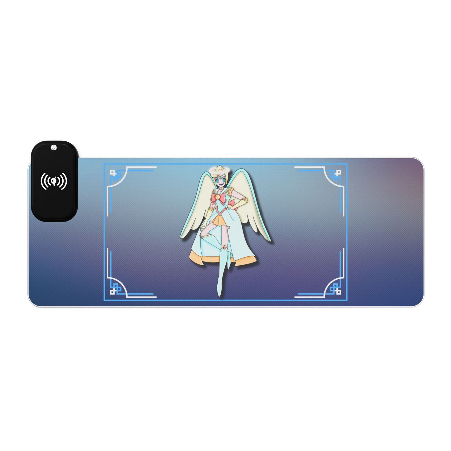 Space Warrior Saint Peter LED Gaming Mouse Pad