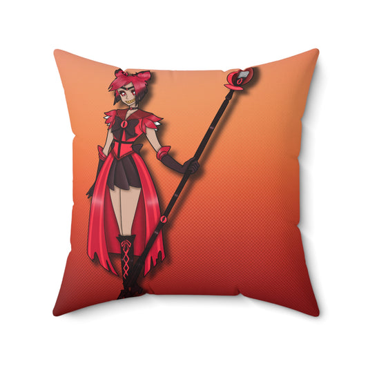 Space Warrior Alastor Spun Polyester Square Pillow