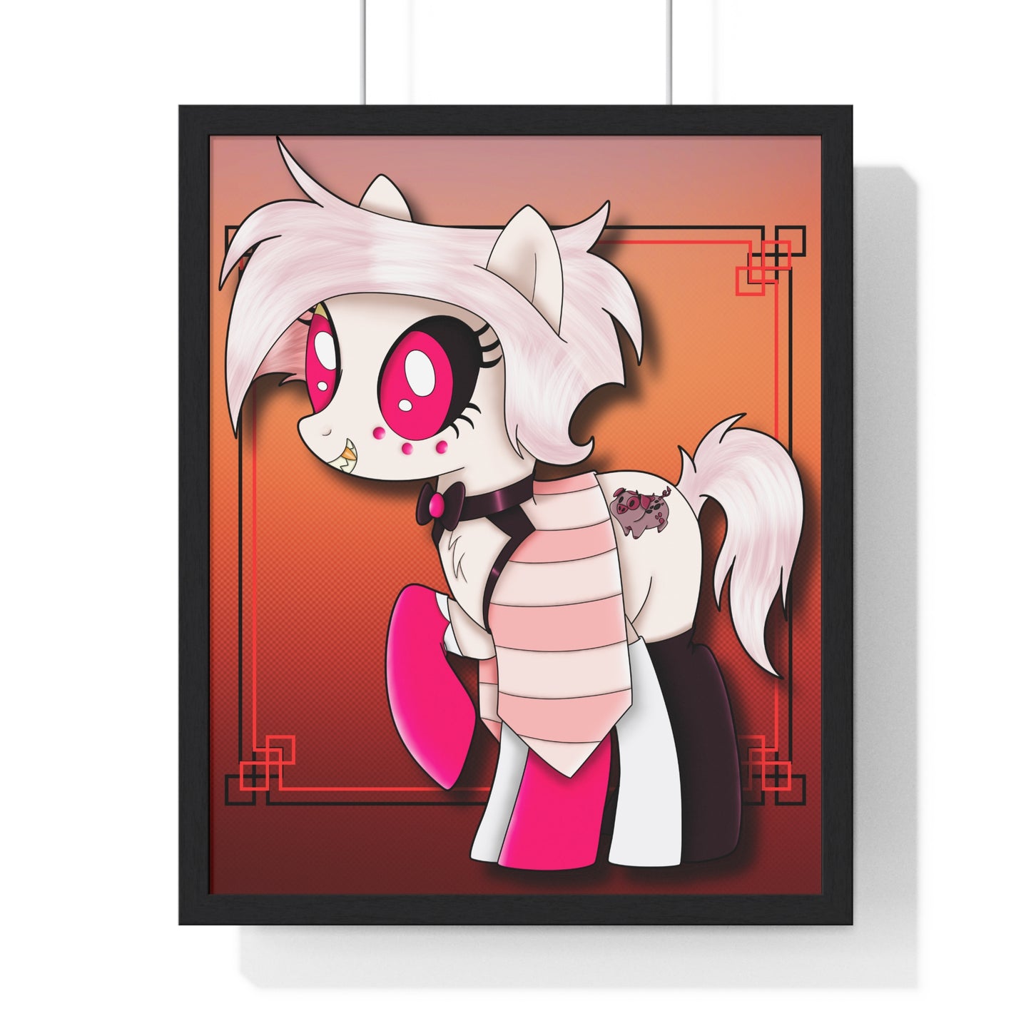 Pony Angel Dust Vertical Framed Poster