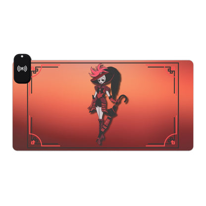 Space Warrior Rosie LED Gaming Mouse Pad