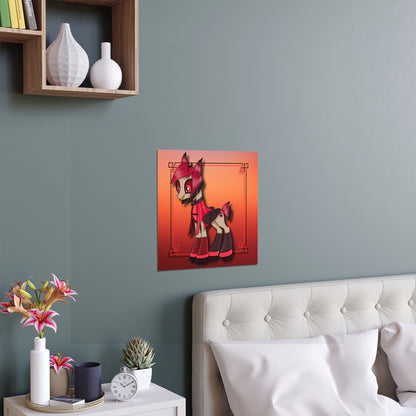 Pony Alastor Indoor and Outdoor Silk Posters