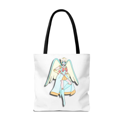 Space Warrior Saint Peter Tote Bag