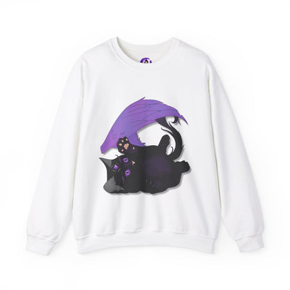 Winged Kitten Unisex Heavy Blend™ Crewneck Sweatshirt