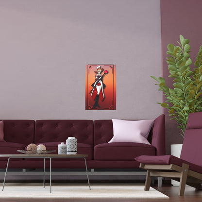 Space Warrior Lucifer Indoor and Outdoor Silk Posters