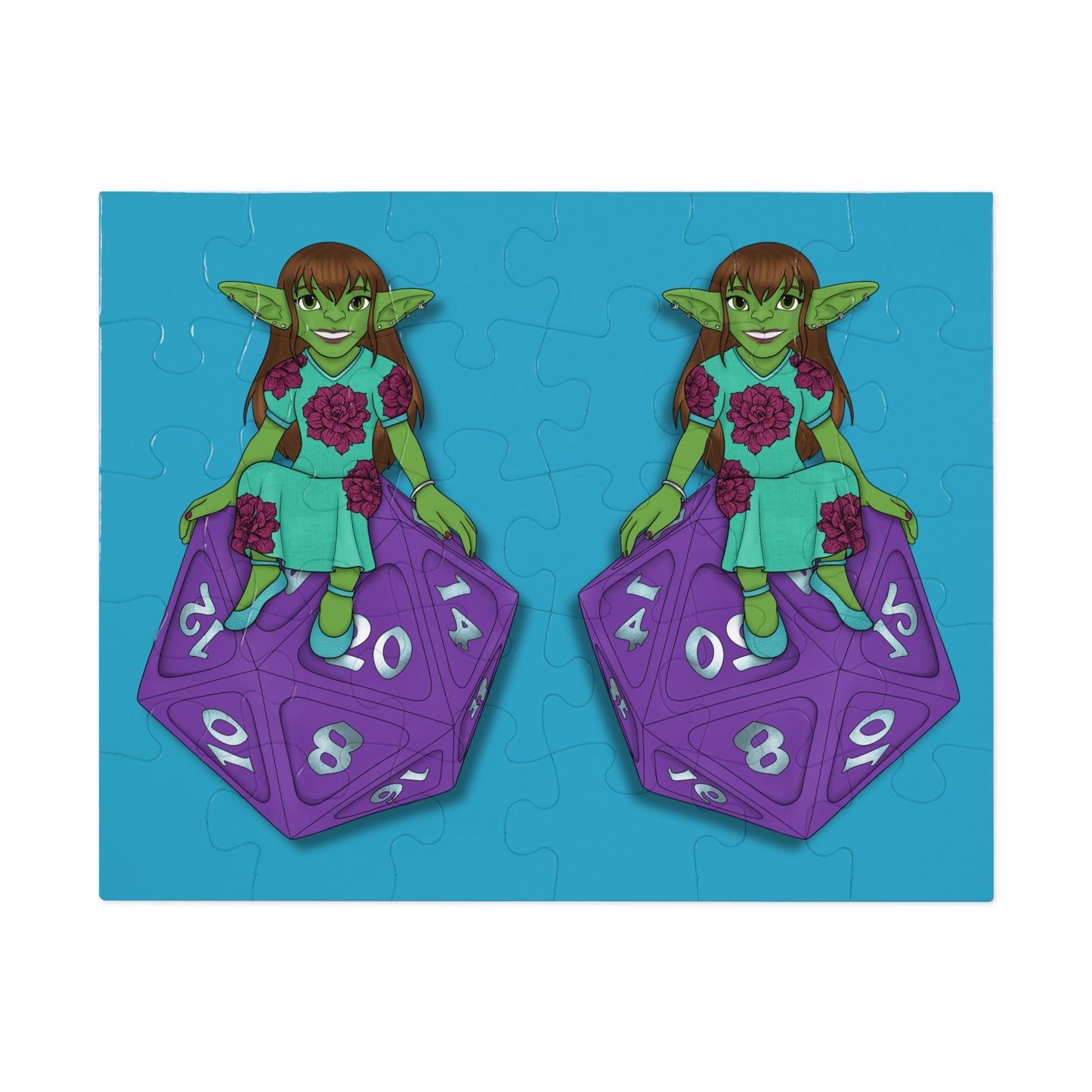 Goblin on a d20 Jigsaw Puzzle