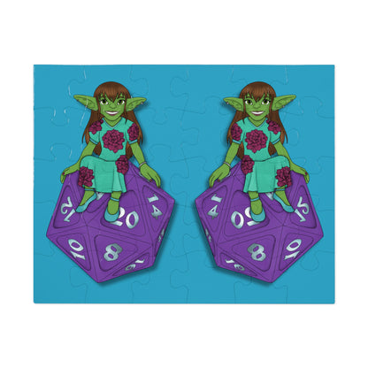 Goblin on a d20 Jigsaw Puzzle