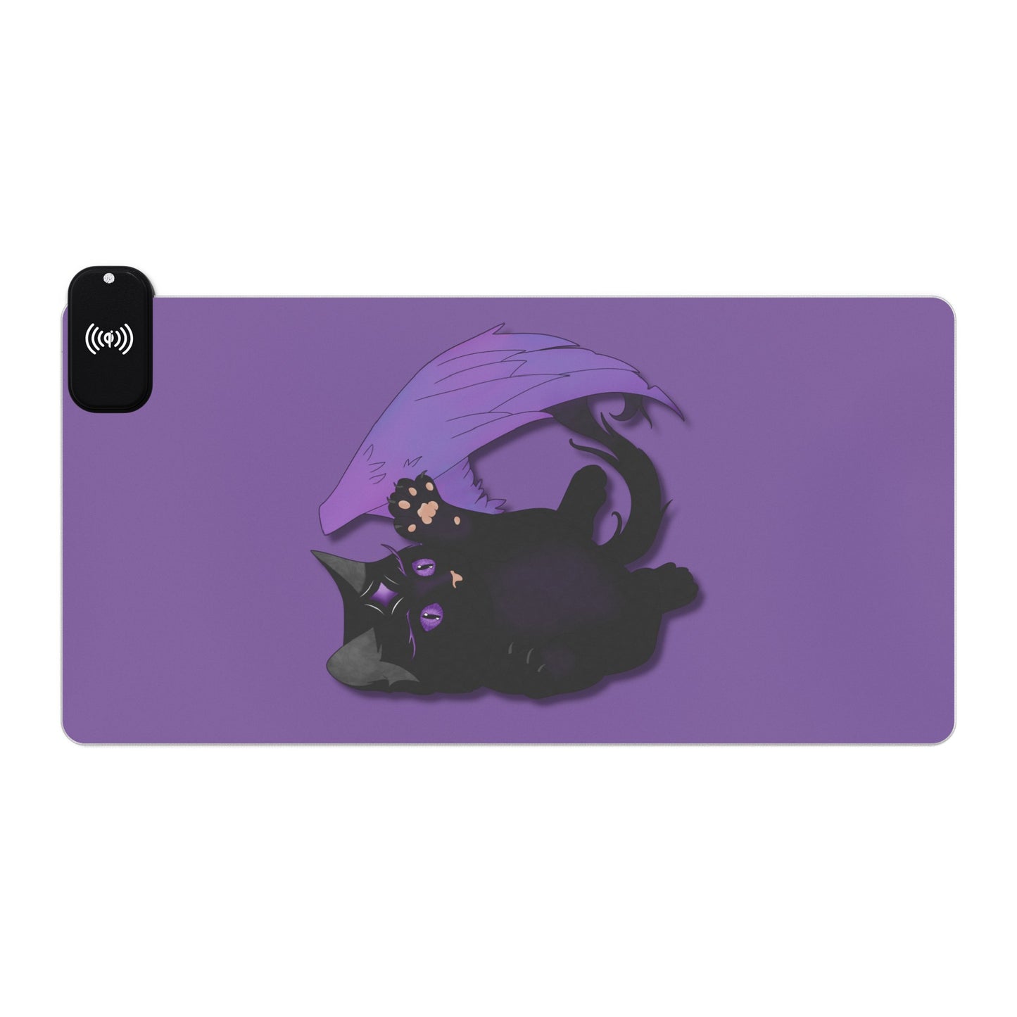 Winged Kitten LED Gaming Mouse Pad