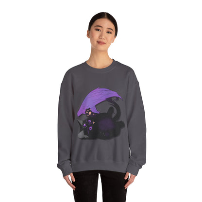 Winged Kitten Unisex Heavy Blend™ Crewneck Sweatshirt