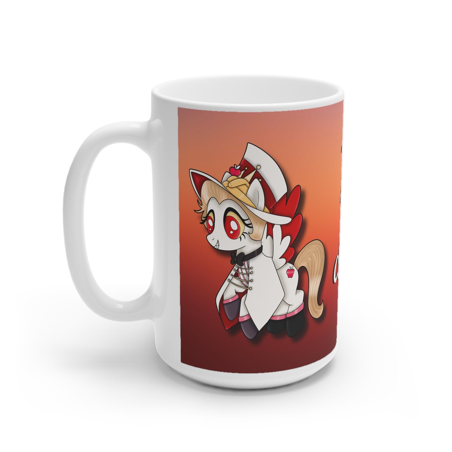 Pony Lucifer White Ceramic Mug