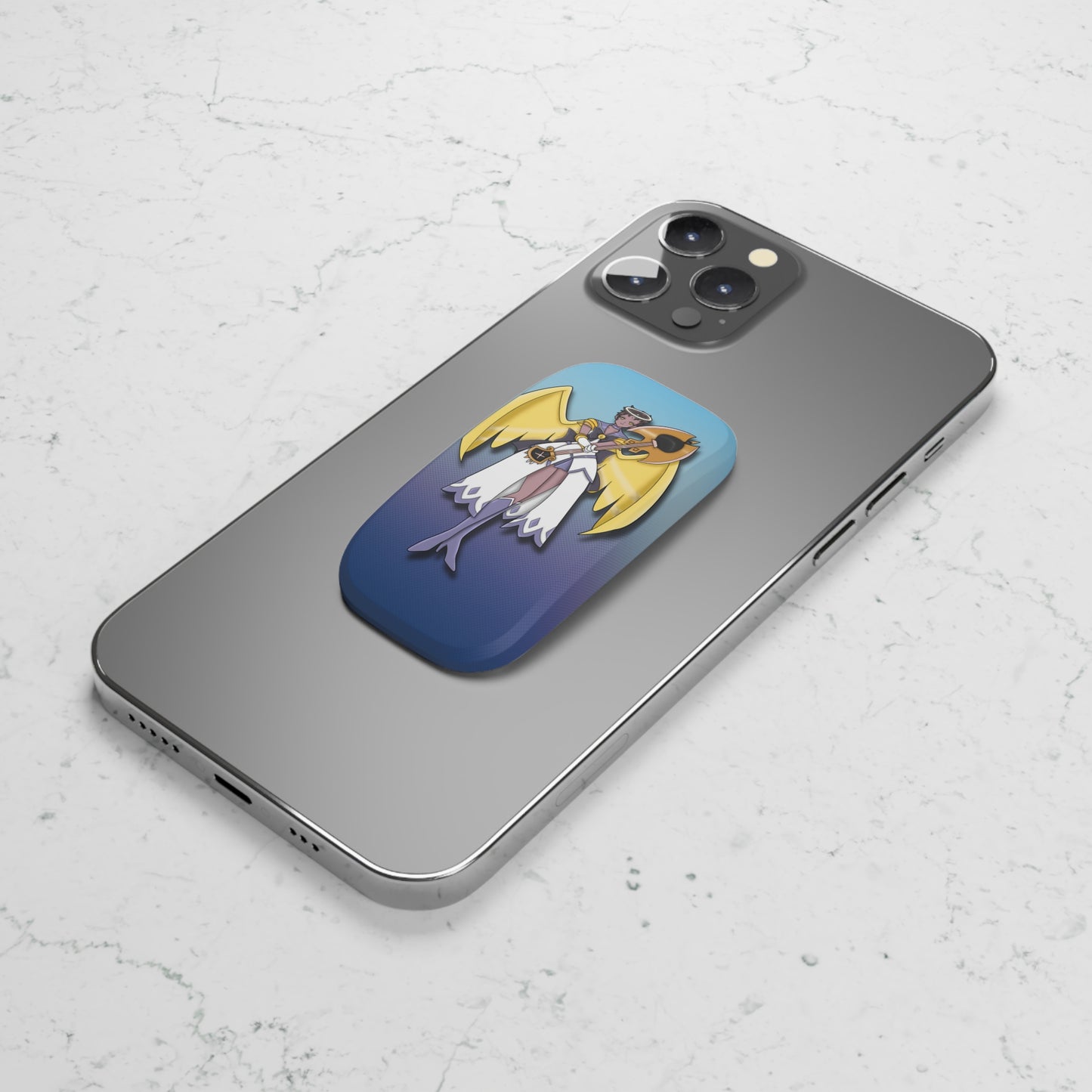 Space Warrior Adam Phone Click-On Grip