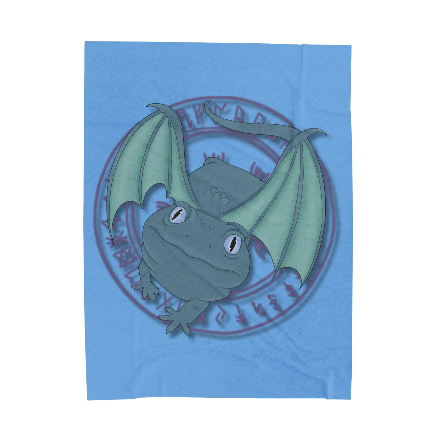 Baby Dragon Velveteen Plush Blanket