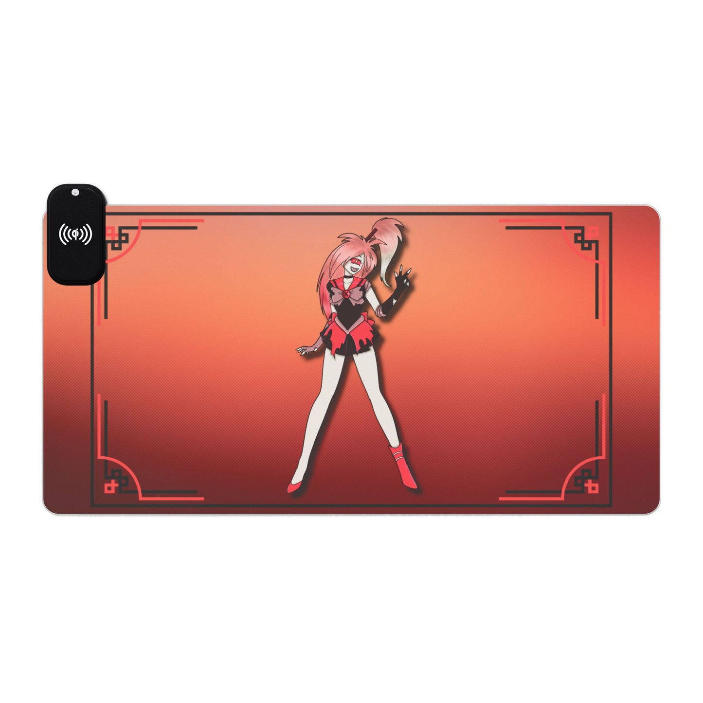 Space Warrior Cherri Bomb LED Gaming Mouse Pad