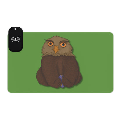 Owlbear Cub LED Gaming Mouse Pad