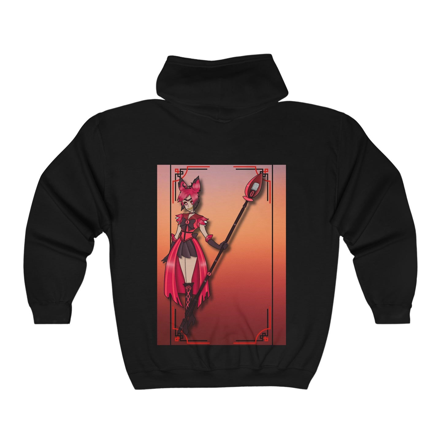 Space Warrior Alastor Unisex Heavy Blend™ Full Zip Hooded Sweatshirt