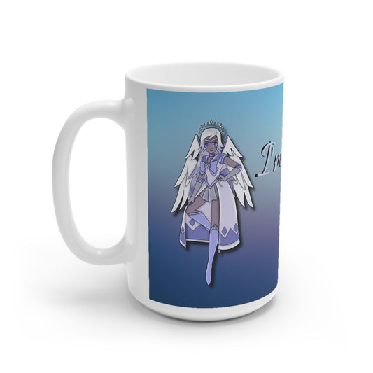 Space Warrior Emily White Ceramic Mug, 11oz and 15oz