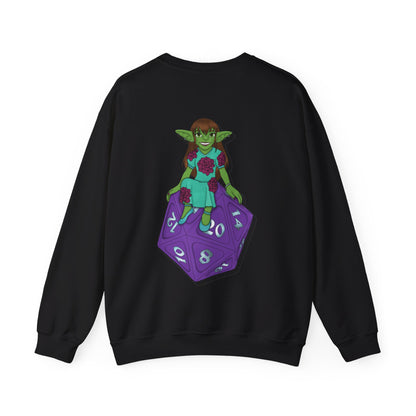 Goblin on a d20 Unisex Heavy Blend™ Crewneck Sweatshirt