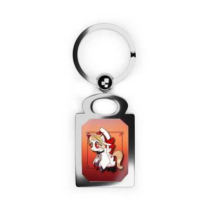 Pony Lucifer Rectangle Keyring