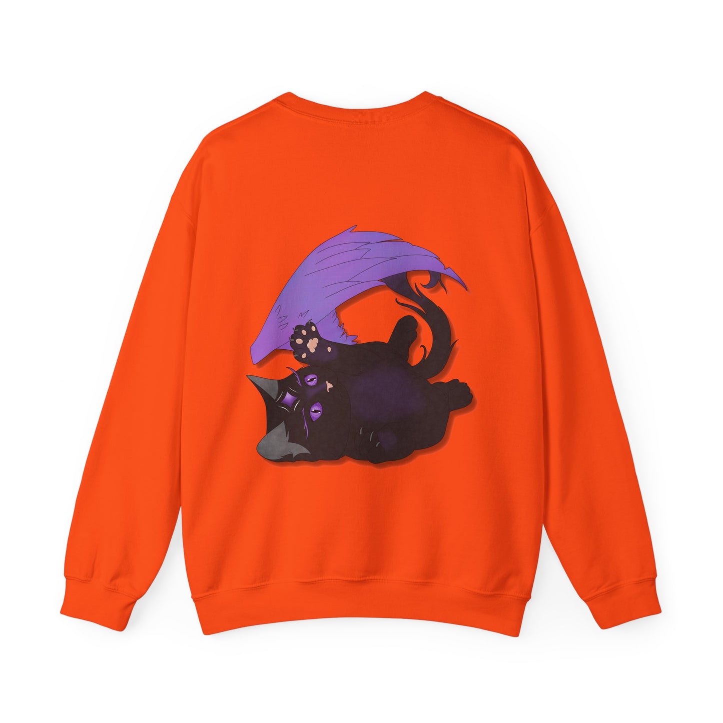 Winged Kitten Unisex Heavy Blend™ Crewneck Sweatshirt