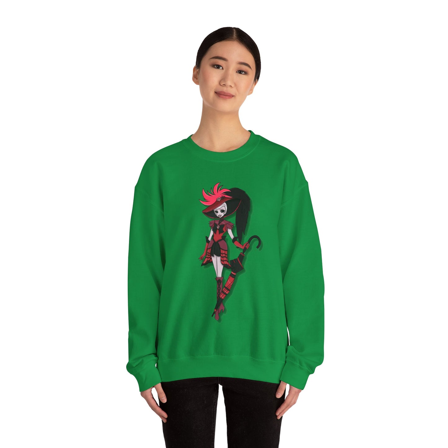 Space Warrior Rosie Heavy Blend™ Crewneck Sweatshirt