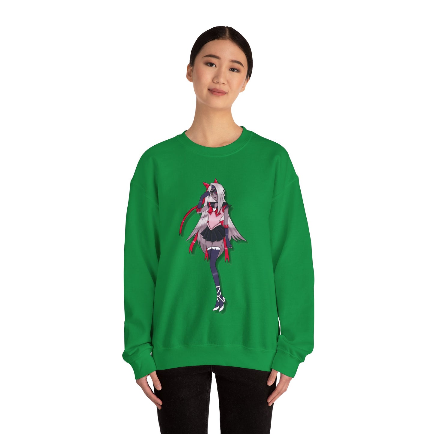 Space Warrior Vaggie Heavy Blend™ Crewneck Sweatshirt