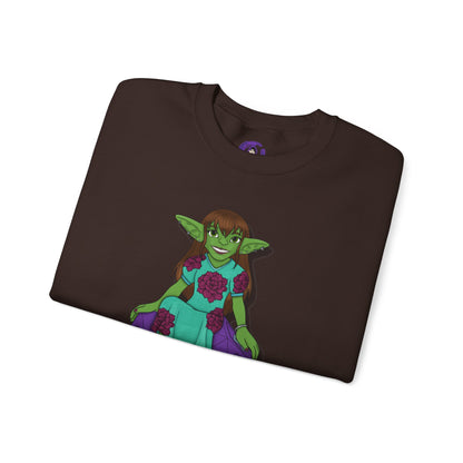 Goblin on a d20 Unisex Heavy Blend™ Crewneck Sweatshirt