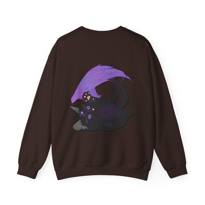 Winged Kitten Unisex Heavy Blend™ Crewneck Sweatshirt