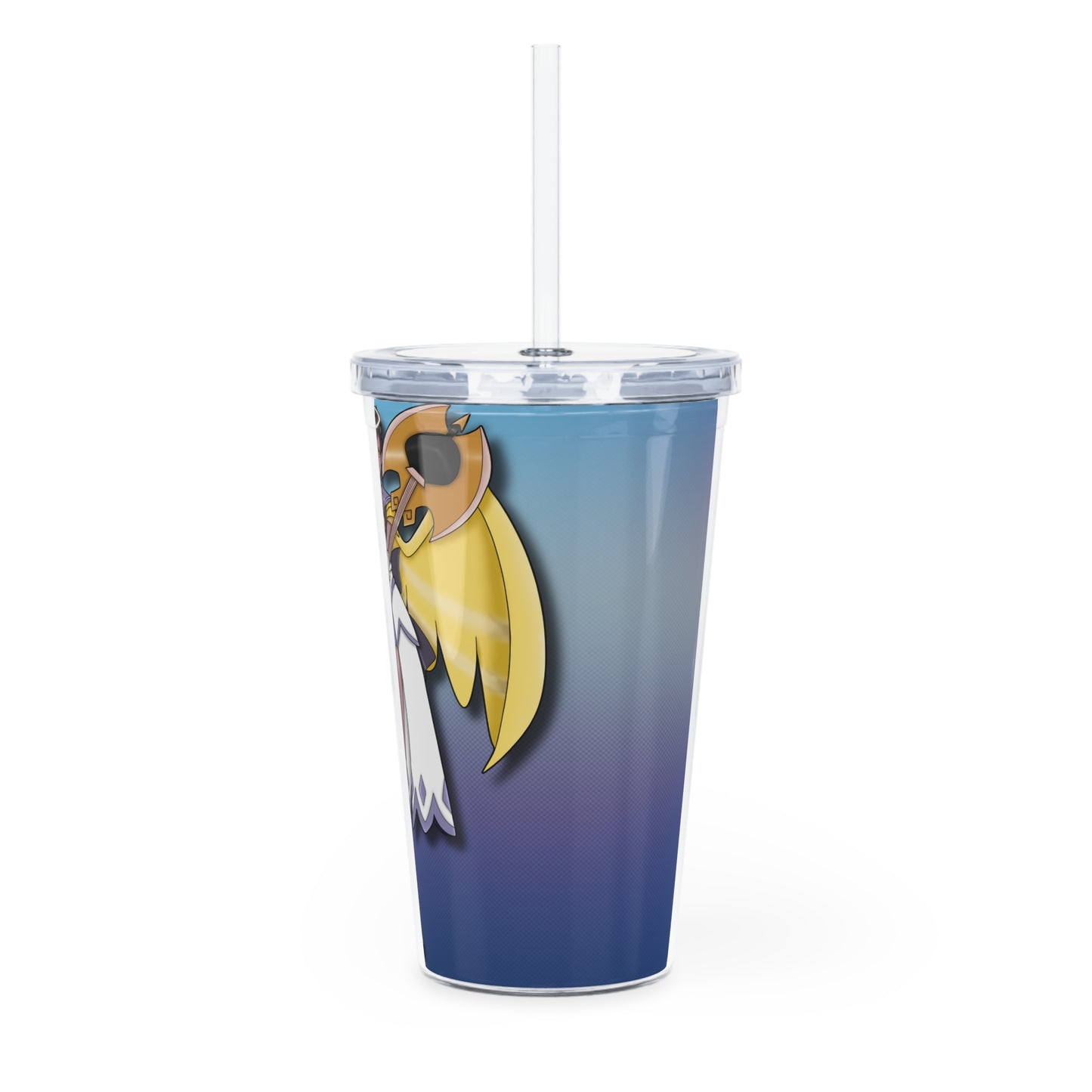 Space Warrior Adam Plastic Tumbler with Straw