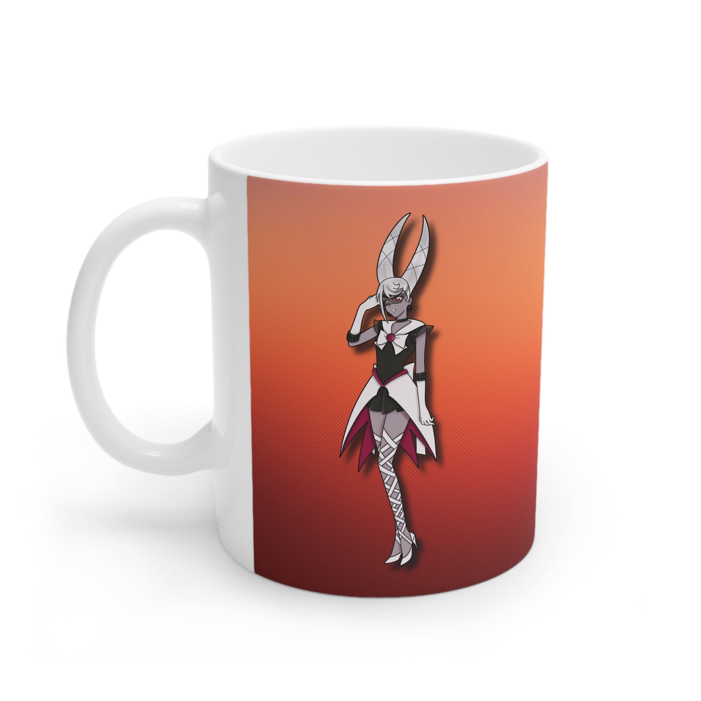 Space Warrior Carmilla White Ceramic Mug, 11oz and 15oz