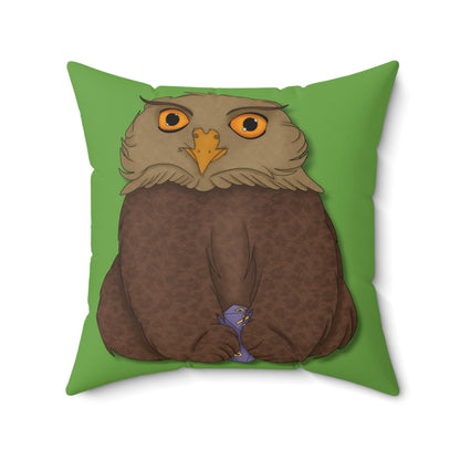 Owlbear Cub Spun Polyester Square Pillow