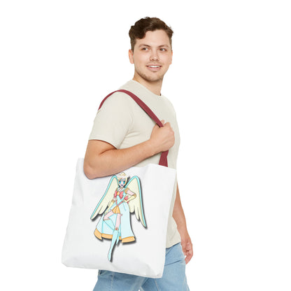 Space Warrior Saint Peter Tote Bag