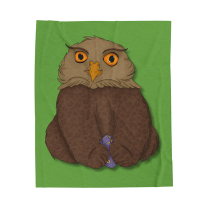 Owlbear Cub Velveteen Plush Blanket