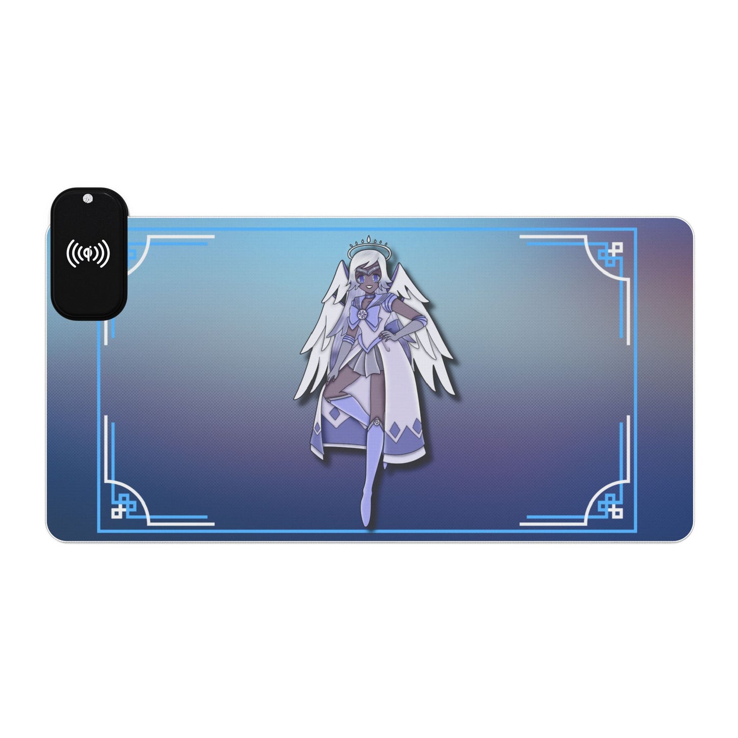 Space Warrior Emily LED Gaming Mouse Pad