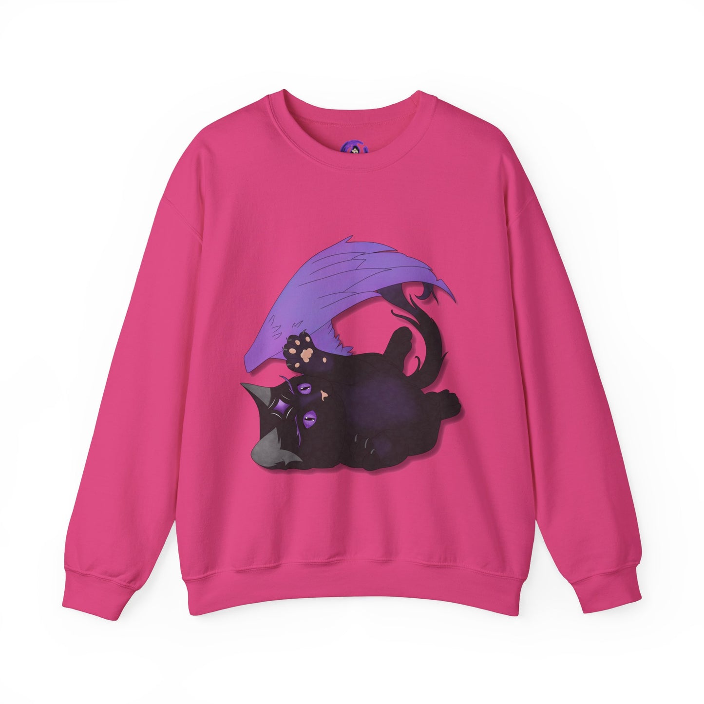 Winged Kitten Unisex Heavy Blend™ Crewneck Sweatshirt