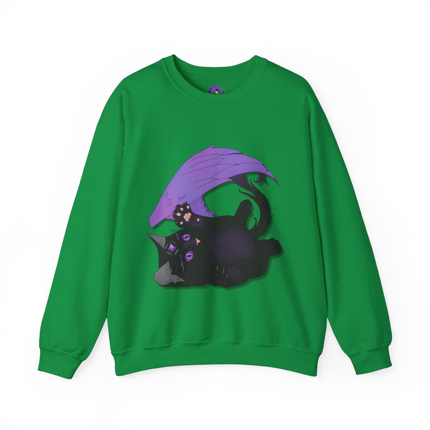 Winged Kitten Unisex Heavy Blend™ Crewneck Sweatshirt