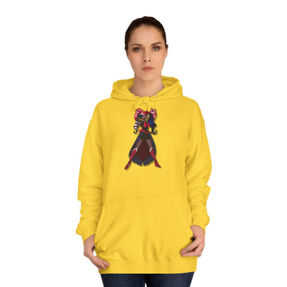 Space Warrior Velvette College Hoodie