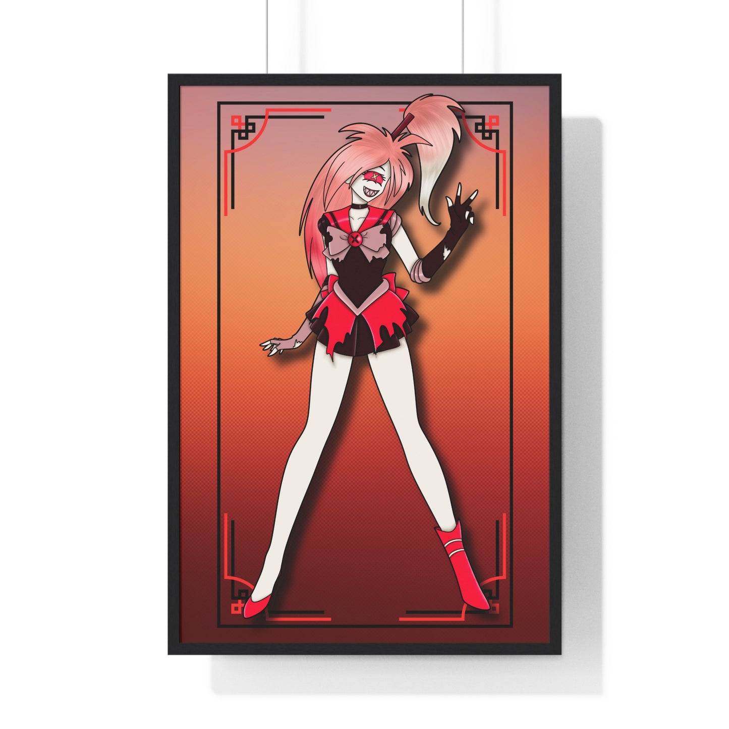 Space Warrior Cherri Bomb Vertical Framed Poster