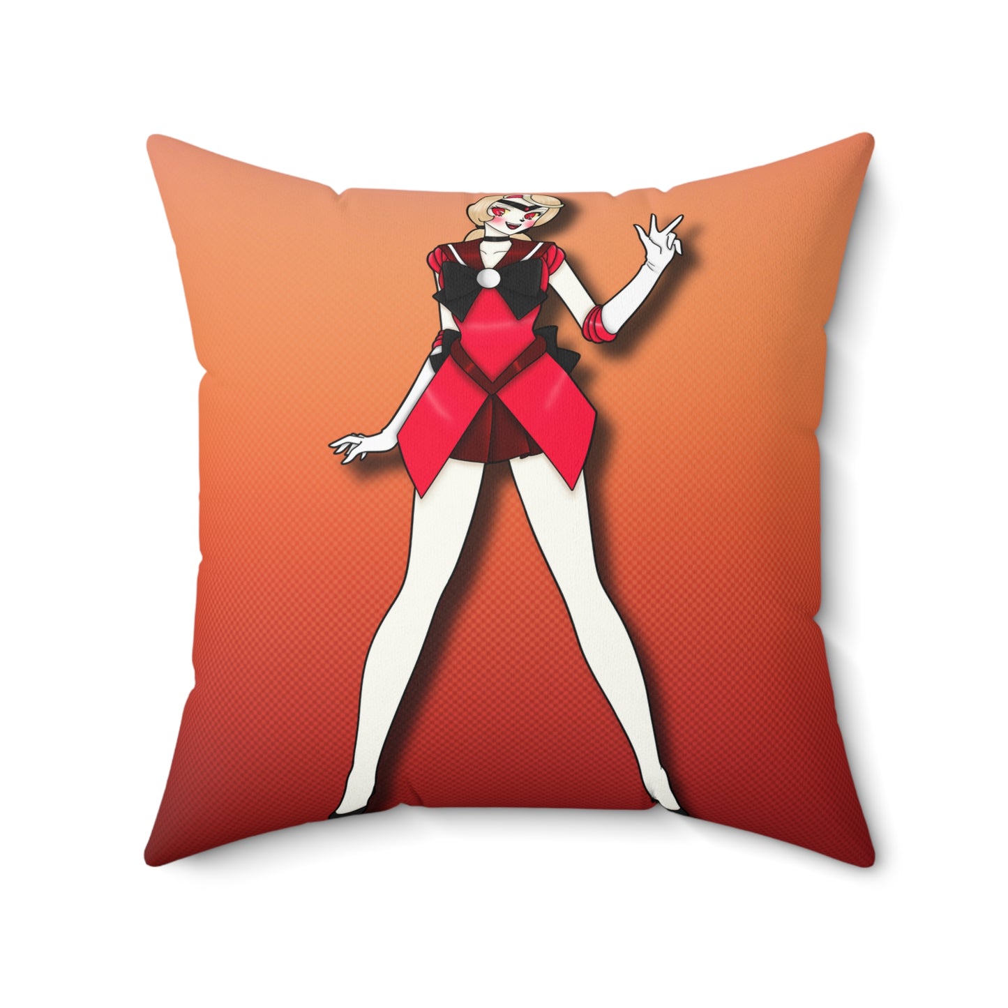 Space Warrior Charlie Spun Polyester Square Pillow