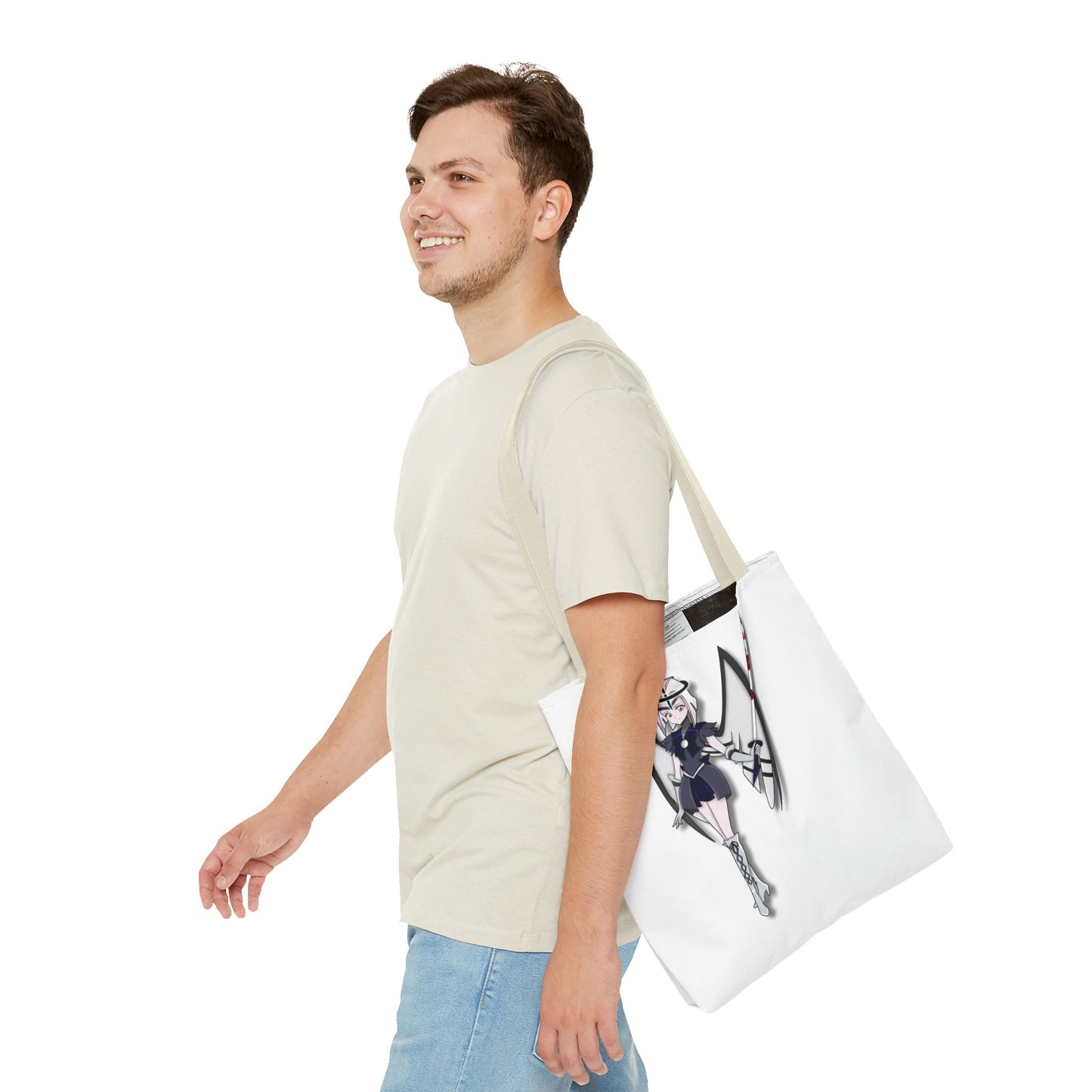 Space Warrior Lute Tote Bag (AOP)