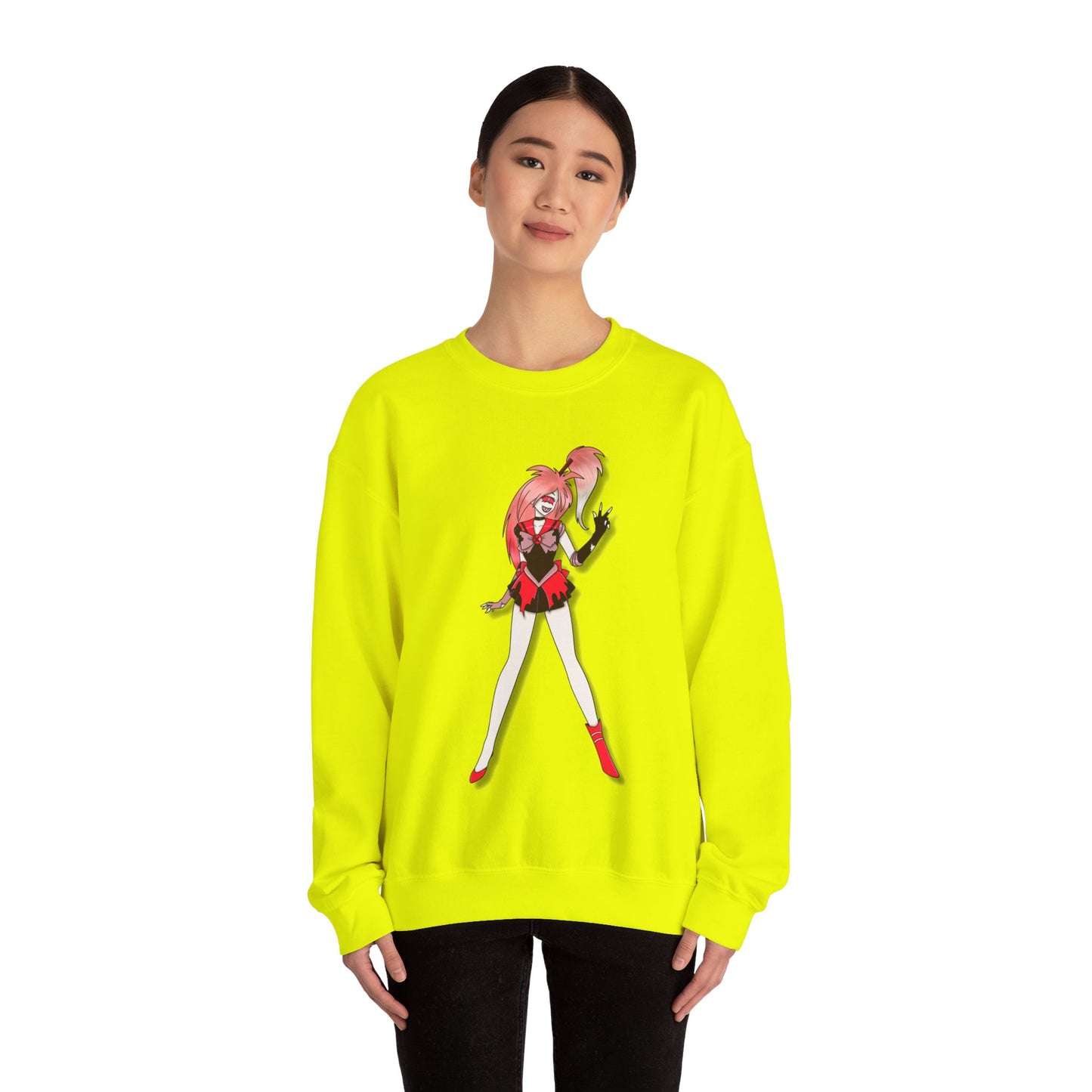 Space Warrior Cherri Bomb Heavy Blend™ Crewneck Sweatshirt