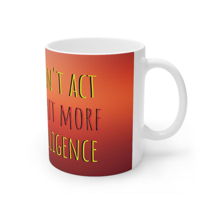 Space Warrior Zestial White Ceramic Mug, 11oz and 15oz