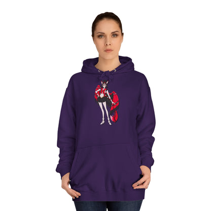 Space Warrior Husk College Hoodie