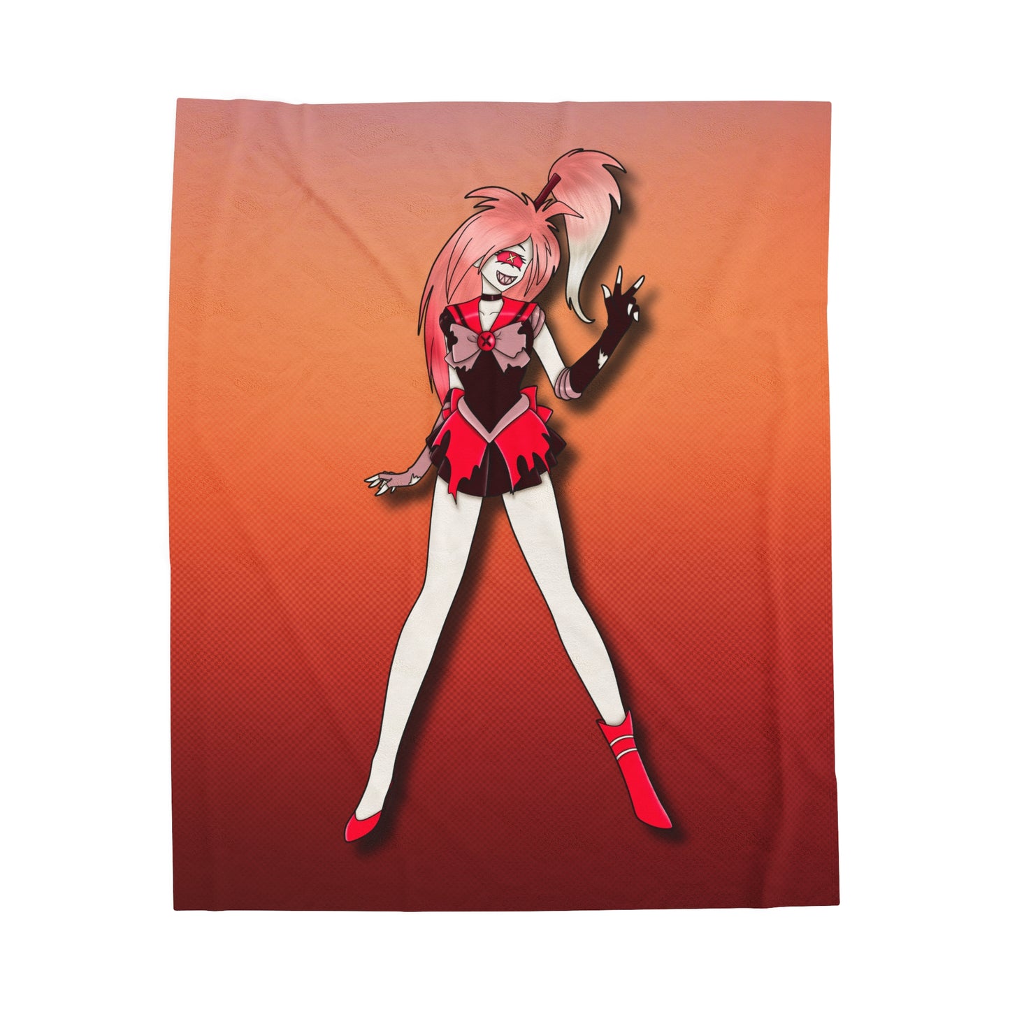 Space Warrior Cherri Bomb Velveteen Plush Blanket