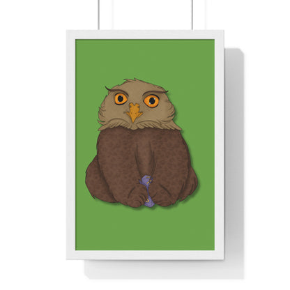 Owlbear Cub Vertical Framed Poster