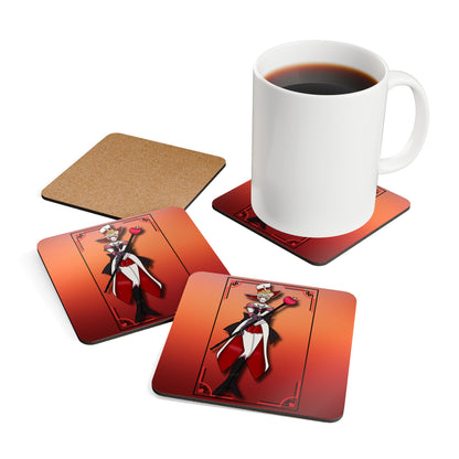 Space Warrior Lucifer Corkwood Coaster Set