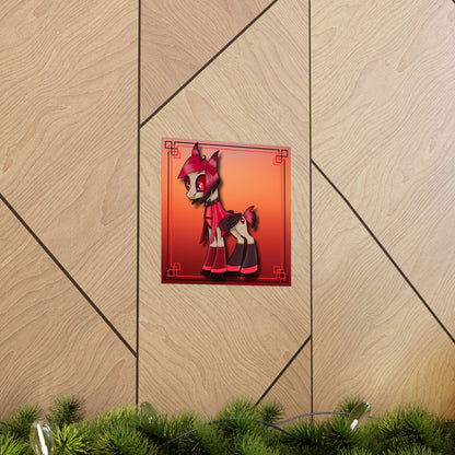 Pony Alastor Matte Vertical Posters