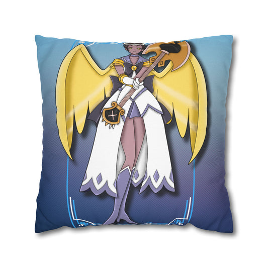 Space Warrior Adam Spun Polyester Square Pillowcase