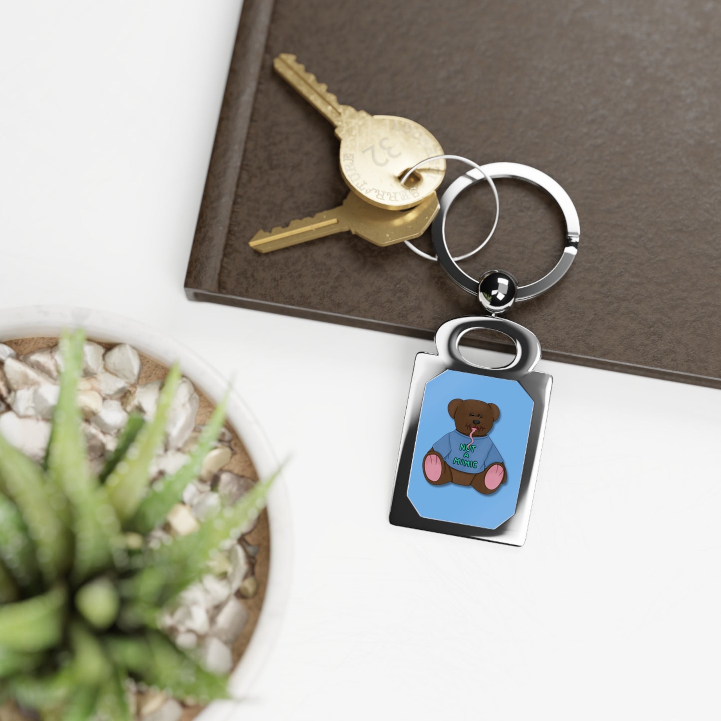 (Not a) Mimic Rectangle Photo Keyring