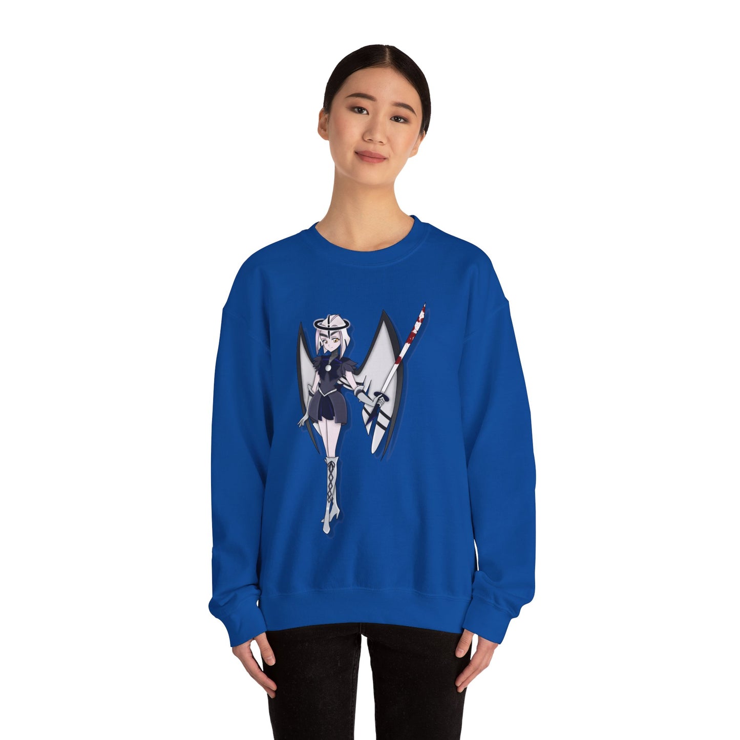 Space Warrior Lute Heavy Blend™ Crewneck Sweatshirt